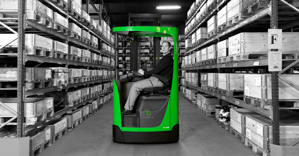 cesab reach truck r300